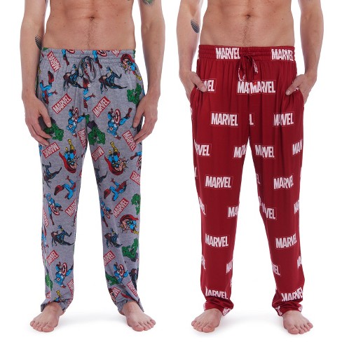 Men's Spider-man Knit Fictitious Character Printed Pajama Pants - Brown :  Target