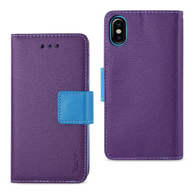 Reiko Iphone X/iphone Xs 3-in-1 Wallet Case In Purple : Target