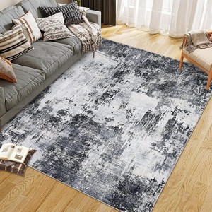 Area carpet, living room carpet, washable worn-out bedroom carpet, used for offices and dining rooms - 1 of 4