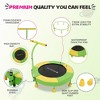 UNISOAR 36 Inch Indoor Trampoline for Kids Toddler Trampoline with Upgraded 2.0mm Steel Pipe and Handlebar - Mini Indoor Trampoline for Kids Age 3 Up - 2 of 4