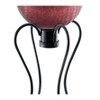21.5" Iron Daffodil Gazing Globe Ball Stand Black Powder Coat Finish - ACHLA Designs: Sturdy Outdoor Decorative Object - 3 of 3