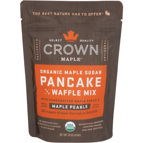 Crown Maple Pancake & Waffle Mix Organic Maple Sugar - Case of 6 - 16 oz - image 1 of 1