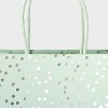 Silver Dots Mint Small Gift Bag - Spritz™: Polka Dots, Classic Patterns, All Occasions, Paper, 9.75" x 7.75" x 4.75" - 3 of 3