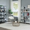 Industrial 5 Tiers Home Office Bookcase Bookshelf, Open Cabinet Display Shelf with Metal Frame for Living Room-Tanpinhause - 4 of 4
