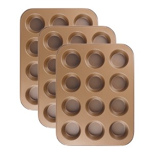REGALWOVEN Carbon Steel Nonstick Homely Cake Pan 3 Pcs - 1 of 4