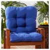 Kensington Garden 21"x21" Outdoor Seat and Back Chair Cushion - 2 of 4
