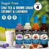 Syruvia Sugar Free Coffee Flavors Variety Pack: Chai Tea, Brown Sugar Cinnamon, Coconut & Lavender 25.4 fl oz Syrup - 2 of 4