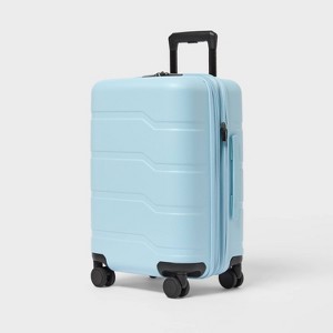 Hardside Carry-On Suitcase - Open Story™ Muddy Aqua Blue : Target