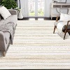 Large Washable Area Rug, Grey Ultra-Soft Low Pile Vintage Distressed Carpet, Non-Slip Foldable Indoor Rug for Living Room Bedroom Dining - 2 of 4