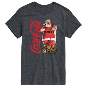 Men's - Coca-Cola - Vintage Santa With Presents Short Sleeve Graphic T-Shirt - 1 of 4
