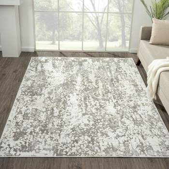 Luxe Weavers Modern Abstract Textured Patterned Rug, Plush Living Room Carpet