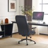 Karl Home Black PU High Back Adjustable Indoor Leisure Swivel Chair - 2 of 4