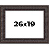 PosterPalooza | 3.5" Wide Ornate Brown Picture Frame - UV Acrylic, Backing Board, Hanging Hardware Included - 2 of 4