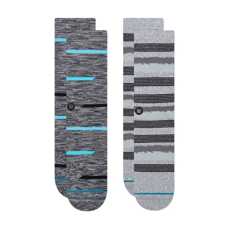 STANCE x WADE Styled Men&#39;s Striped Crew Casual Socks 2pk, 2 of 5