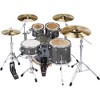 DW DWe Wireless Acoustic-Electronic Convertible 5-Piece Drum Set Bundle With 22" Bass Drum, Cymbals and Hardware Finish Ply Black Galaxy - 4 of 4