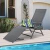 Kozyard Aluminum Foldable Reclining Lounge Chair, No Assembly Needed - 2 of 4