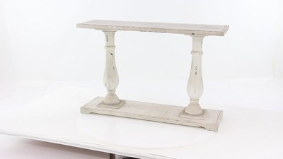 Antique Wood Console Table White - Olivia & May : Target