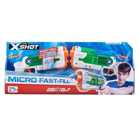 Zuru X Shot 2pk Water Warfare Fast Fill Water Blaster S Target