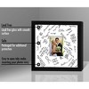 Americanflat 14x14 Wedding Picture Frame with Mat for 5x7, Black - 4 of 4