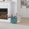 Wooakway 14" Dia Outdoor Indoor Ceramic Planter Pot Decorative Planter with Drainage Hole Patio Flower Pot - 3 of 4
