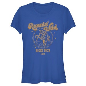 Juniors Womens Lost Gods Runnin' Wild Rodeo Tour T-Shirt - 1 of 4