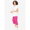 Woman Within Plus Size Two-Piece V-Neck Tunic & Capri Set - 4 of 4