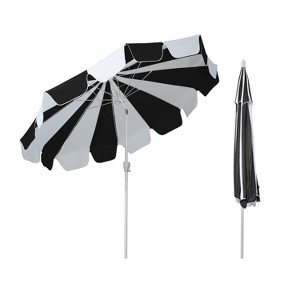 10 ft. Pagoda Patio Umbrella with Crank Lift & Tilt Adjustable in Black :  Target