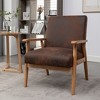NicBex Mid-Century Modern Accent Chair Upholstered Living Room Chair Armchair Comfy Chair Lounge Chair for Bedroom - 3 of 4