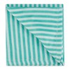 Bone Dry Embroidered Paw Pet Towel - Aqua Stripe - 3 of 4