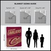 Sweet Home Collection NBA Cleveland Cavaliers Microfiber Plush Throw Blanket - 4 of 4