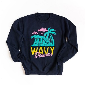 Simply Sage Market Women's Graphic Sweatshirt Wavy Dreams - 1 of 3