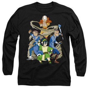 Men’s Avatar The Last Airbender Team Avatar Elements Long Sleeve T-Shirt - 1 of 4