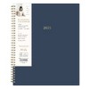 Marie Kondo for Blue Sky 2025 Weekly/Monthly Planner 11.14"x9.25" Wirebound French Navy: Adult Agenda, Paper, Tabs - 3 of 4