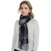 Anna-Kaci Classic Plaid Winter Scarf Cashmere Feel Checked Fringe Wrap Shawls for Women - 3 of 4