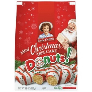 Little Debbie Family Pack Christmas Tree Mini Donuts (bagged) (Pack of 4) - 1 of 1