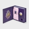 Women's Harry Potter Snow Globe Box of Cozy Embroidered Crew Socks - Purple 4-10 - 4 of 4
