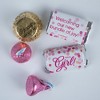 130 pcs Pink It's a Girl Baby Shower Candy Hershey's Chocolate Mix (1.65 lb) - by Just Candy - image 2 of 3