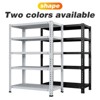 LOVMOR Household storage rack, adjustable display rack, basement balcony storage rack, carbon steel storage rack, 120cm * 40cm * 180cm, five floors - 4 of 4