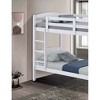 Twin Over Twin Bunk Bed with Ladder and Guard Rails for Bedroom - 3 of 4