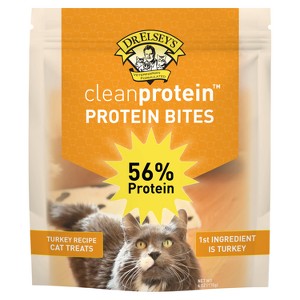 Dr. Elsey's Clean Protein Turkey Flavor Crunchy Cat Treats - 6oz - 1 of 4