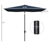 NicBex 6.5×10FT Patio Umbrella Rectangular Waterproof Pool Umbrella with Crank and Push Button Tilt, Outdoor Umbrellas for Patio, Pool - 3 of 4