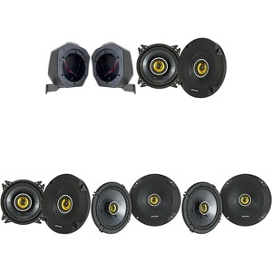 Kicker Bronco (2) 46CSC44 & (2) 46CSC654 CS-Series 4" & 6.5" Coaxial & BR-B65U 6.5" Rear Speaker-Pod Add Ons - 1 of 4