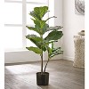 Artificial Tree - Faux 36" Potted Ficus Lyrata Tree - FXP1009 - Multicolored - Safvieh - 2 of 4