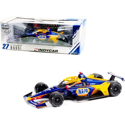 Dallara IndyCar #27 Alexander Rossi "NAPA Auto Parts" Andretti Autosport "NTT IndyCar" (2021) 1/18 Diecast Model by Greenlight