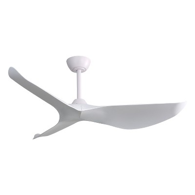 Sofucor 52'' Flush Mount Ceiling Fan without Lights with Handheld Remote and 3 Blades Reversible DC Motor Quiet