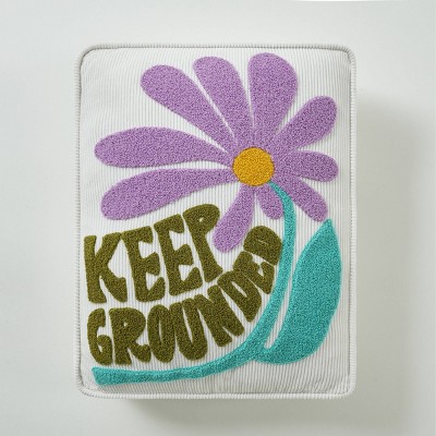 Cozy Bliss Keep Grounded Teen Treasured Decorative Pillow