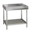 Stainless Steel Prep Table with Backsplash | Heavy-Duty Adjustable Commercial Work Table for Kitchen, Restaurant & Home Use - 2 of 4