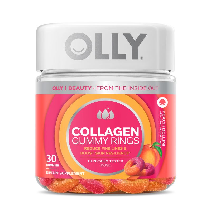 OLLY Collagen Rings Supplement Gummies for Skin Resilience - 30ct, 1 of 8