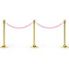 Unique Bargains Hotel Adjustable Velvet Crowd Control Stanchion Rope with Snap Hooks 2 Pcs - 3 of 4