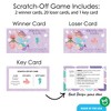 Big Dot of Happiness Mermaid Party Game Scratch Off Cards, Fun Under the Sea Party Activity for Kids, Mermaid Birthday Game for Girls' - 22 Count - 4 of 4